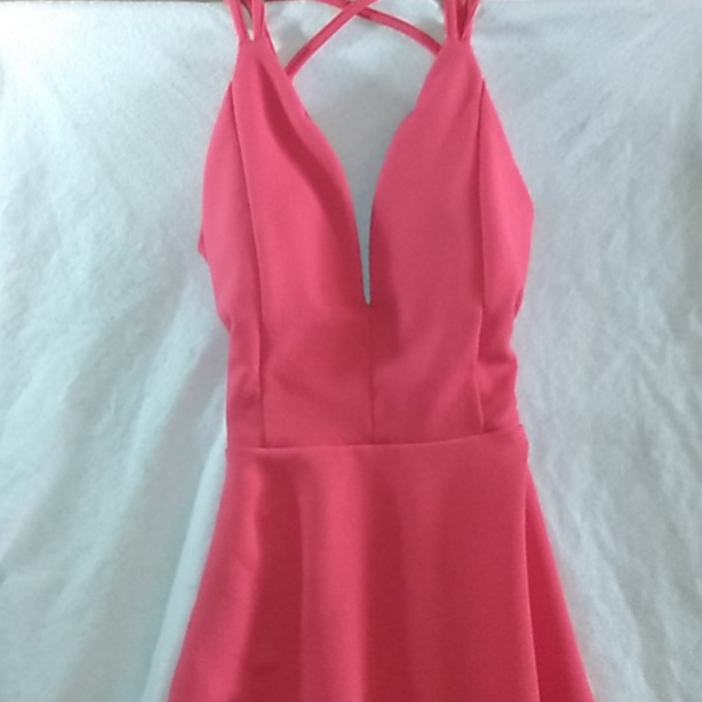 Pink cocktail dress